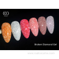 CCO Hot Sale Wholesale broken diamond UV nail gel polish bulk